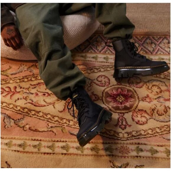 DR.MARTENS TARIK ZIP Leather Utility Boots Black New Size 7 - Picture 8 of 13